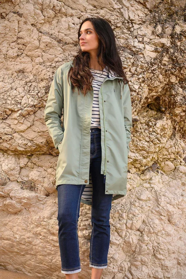 Long Beachcomber Jacket In Pistachio