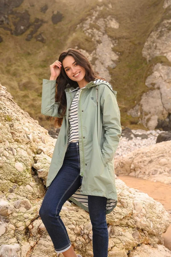 Long Beachcomber Jacket In Pistachio