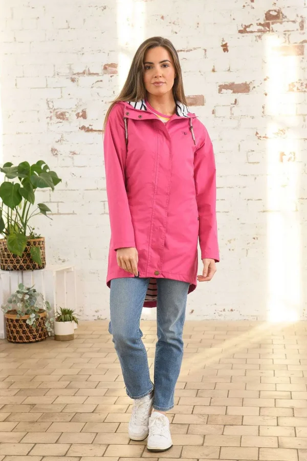 Long Beachcomber Jacket In Pink