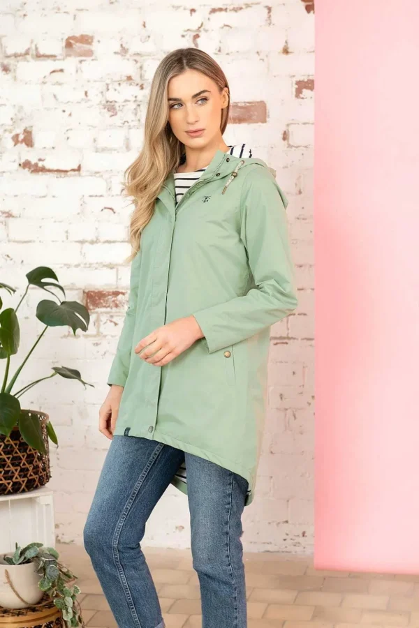Long Beachcomber Jacket In Pistachio