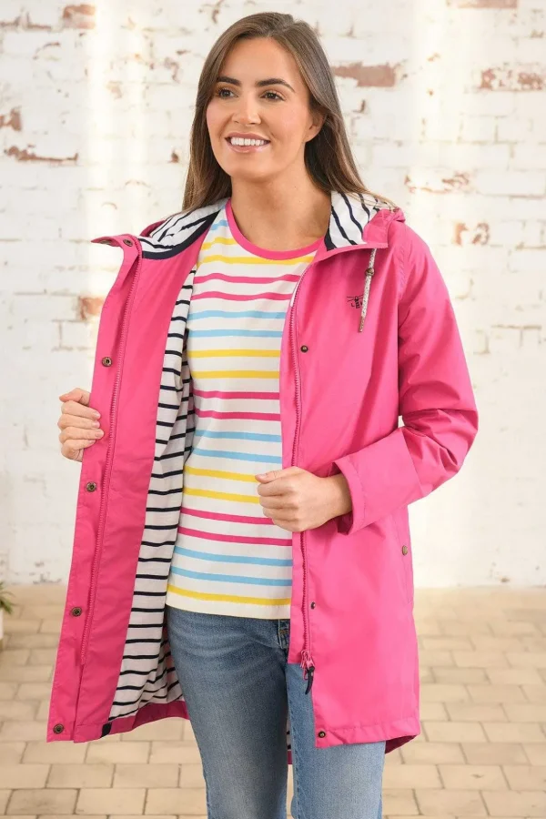 Long Beachcomber Jacket In Pink
