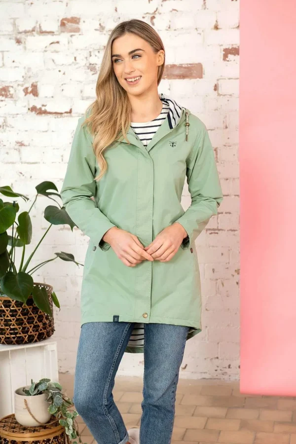 Long Beachcomber Jacket In Pistachio