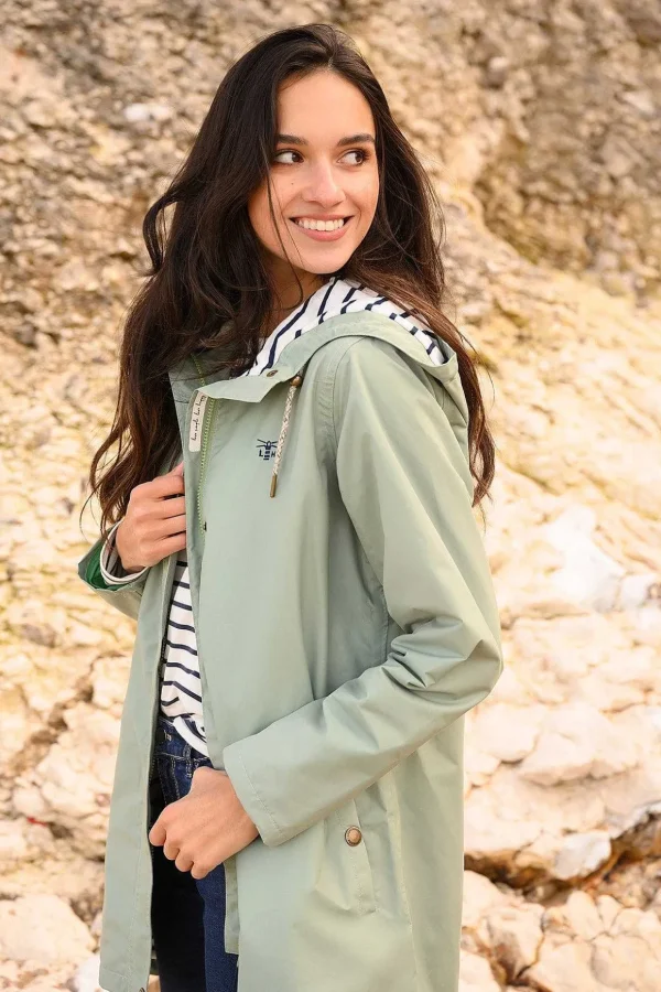 Long Beachcomber Jacket In Pistachio