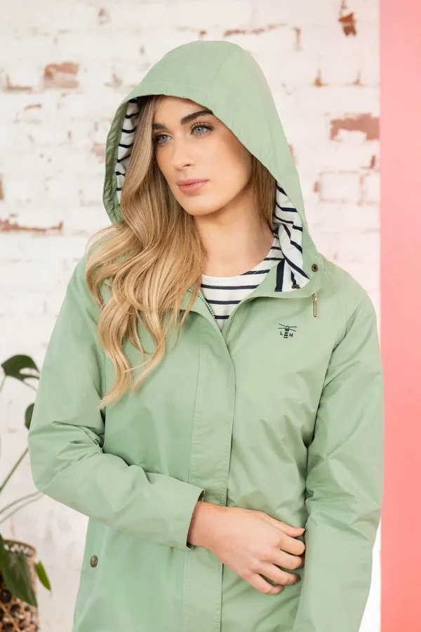 Long Beachcomber Jacket In Pistachio