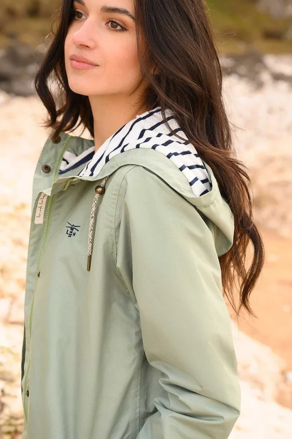 Long Beachcomber Jacket In Pistachio