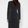 Lurex Taylor Dress In Black