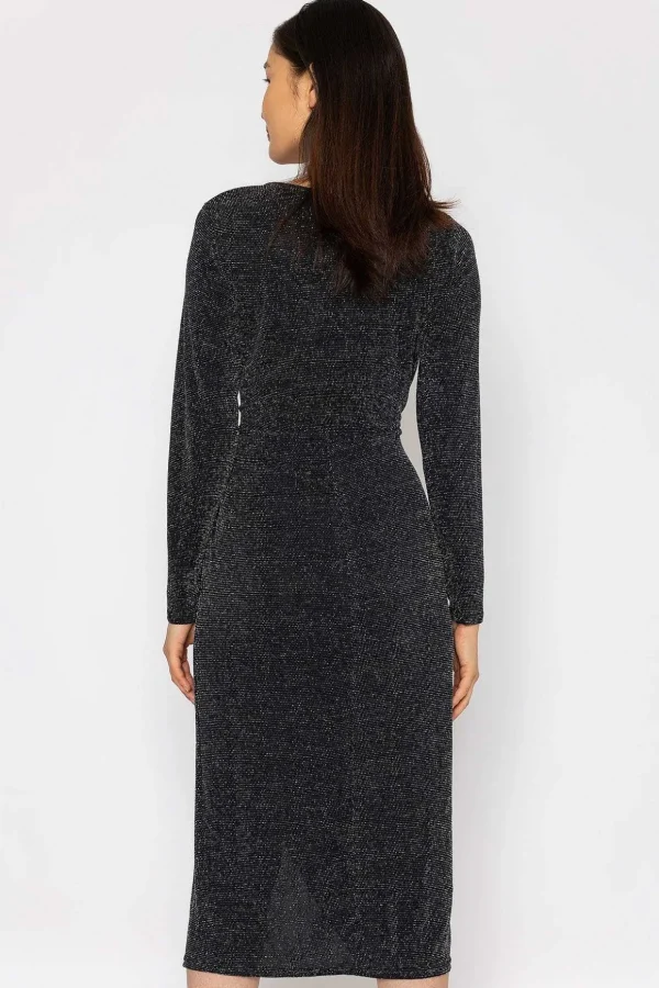 Lurex Taylor Dress In Black