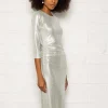 Luxx Midi Dress In Silver