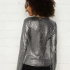 Luxx Top In Silver