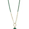 Malachite Long Necklace