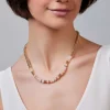 Maleah Beige & Gold Necklace