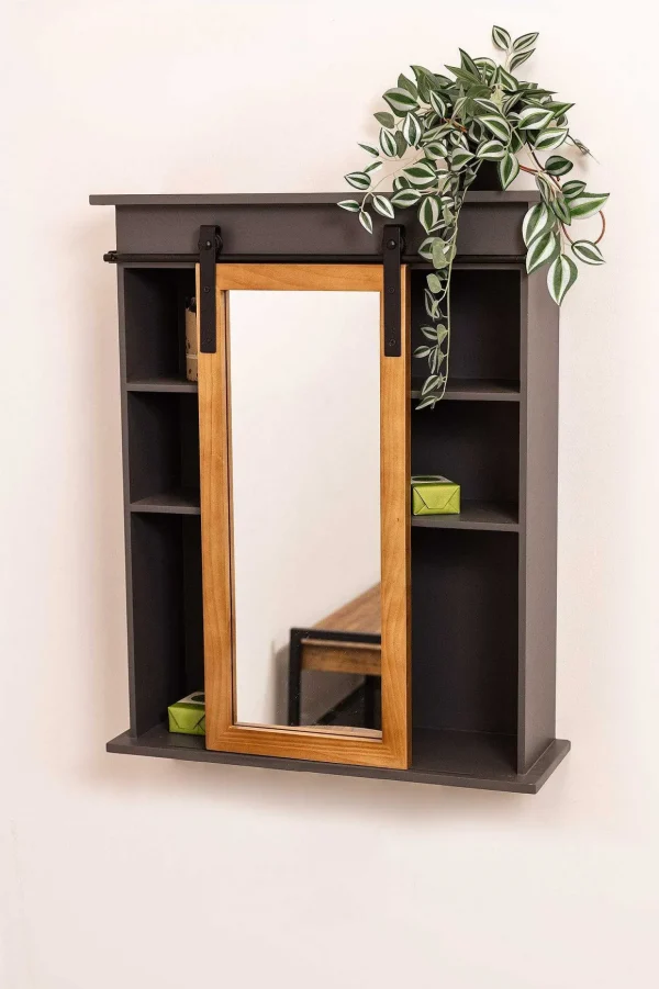 Marina Grey Bathroom Wall Cabinet