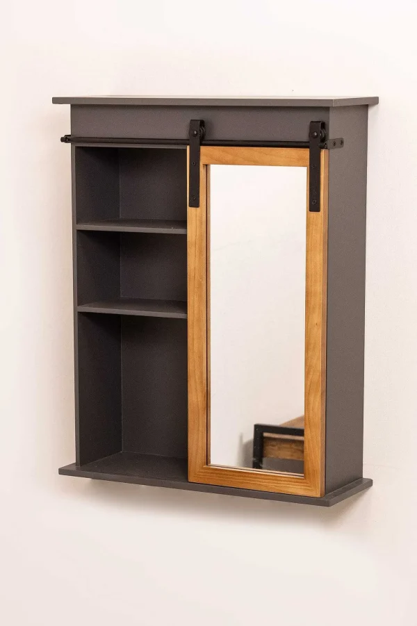 Marina Grey Bathroom Wall Cabinet