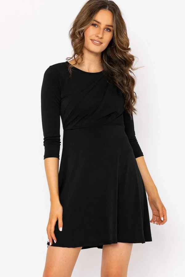 Meghan Black Mini Dress