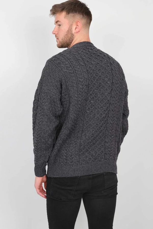 Mens V Neck Cardigan