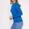 Merino Blend Crew In Blue