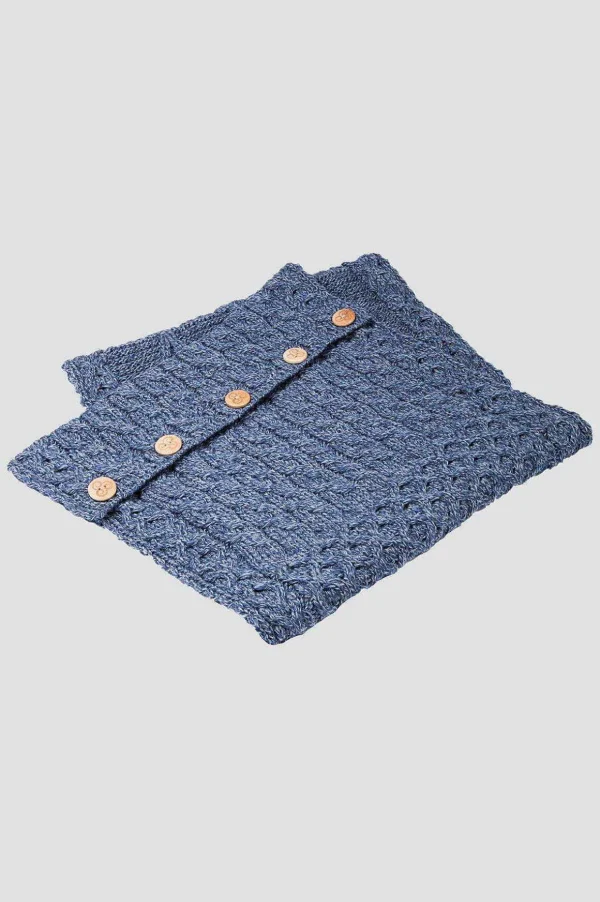 Merino Wool Throw In Denim