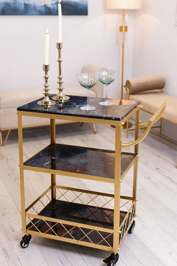 Metal Bar Cart
