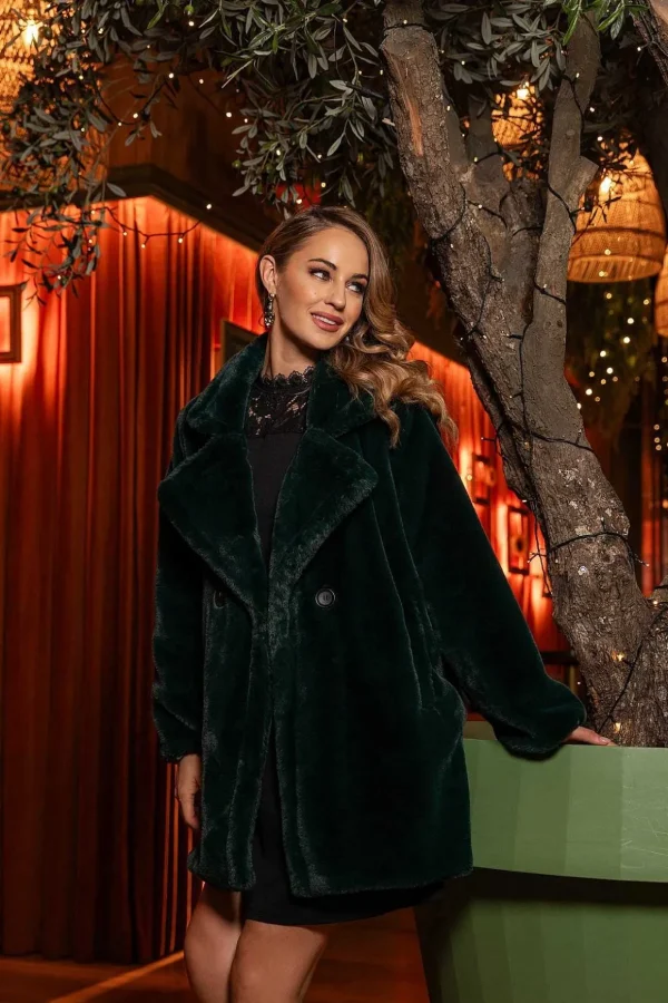 Michelle Jacket In Bottle Green