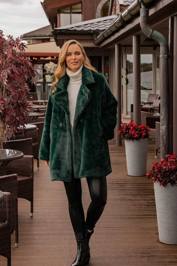 Michelle Jacket In Bottle Green