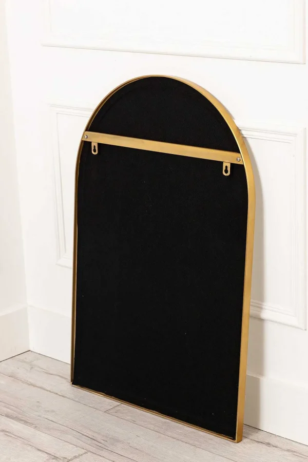 Modern Gold Mantle Mirror