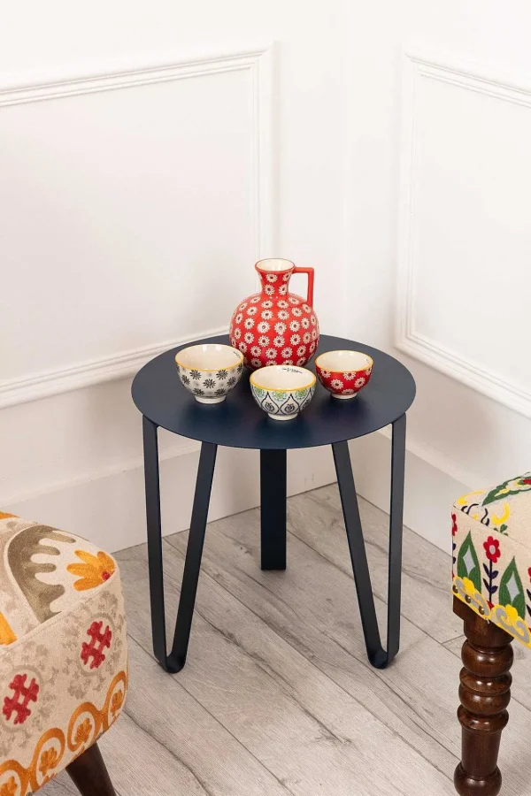 Modern Navy Side Table