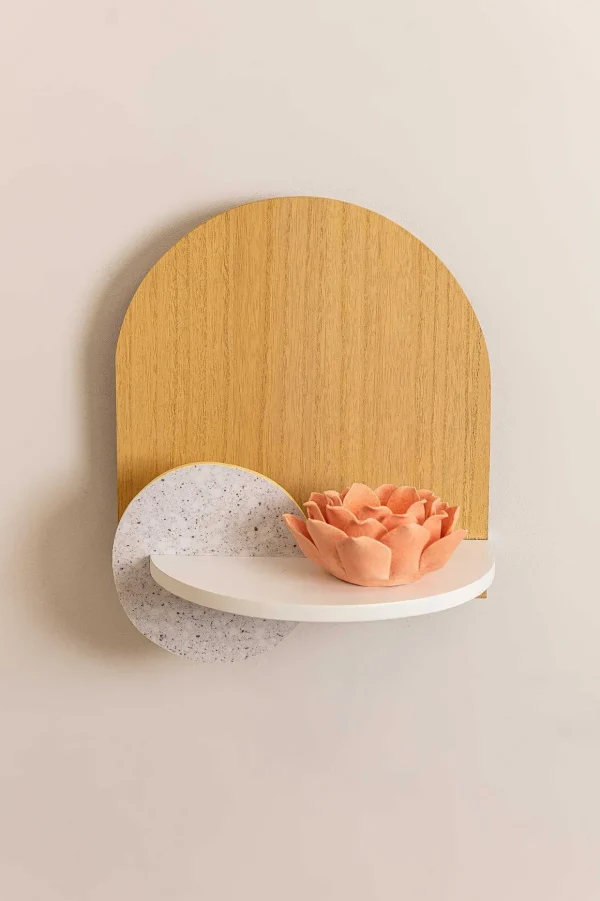Modern Wooden Wall Display Shelf