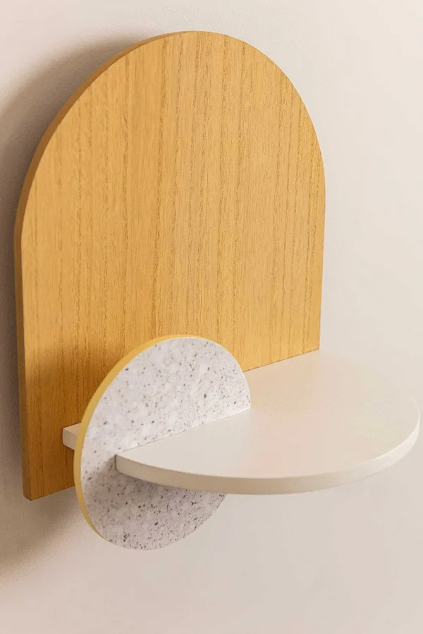 Modern Wooden Wall Display Shelf