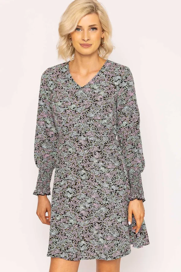 Mollie Dress In Green Print