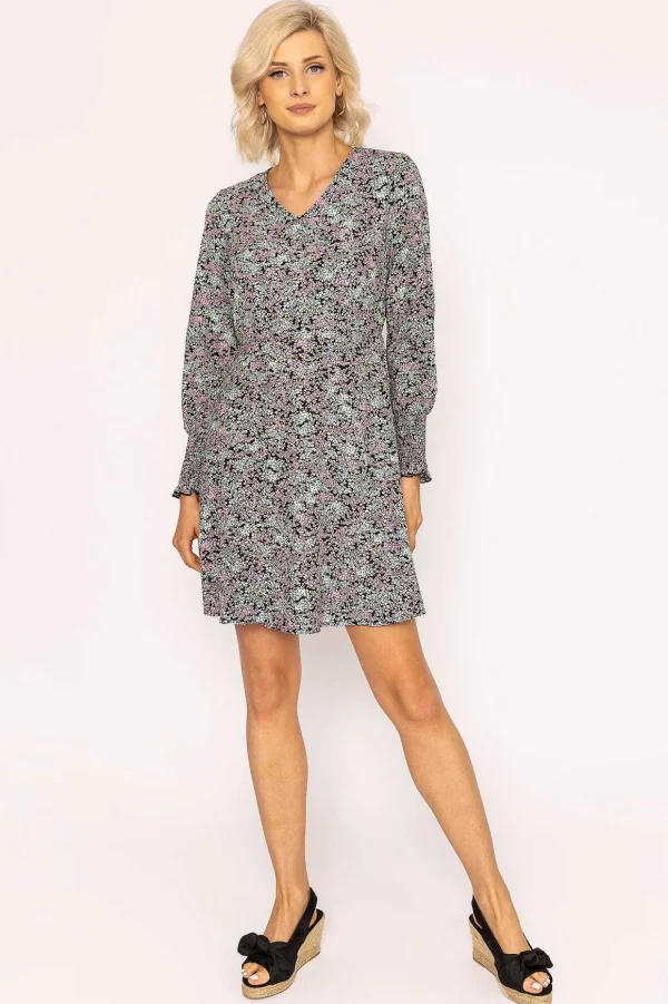 Mollie Dress In Green Print
