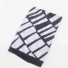Mono Print Scarf In Black