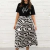 Mono Sateen Midi Skirt