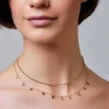 Multi Coloured Layered Necklace