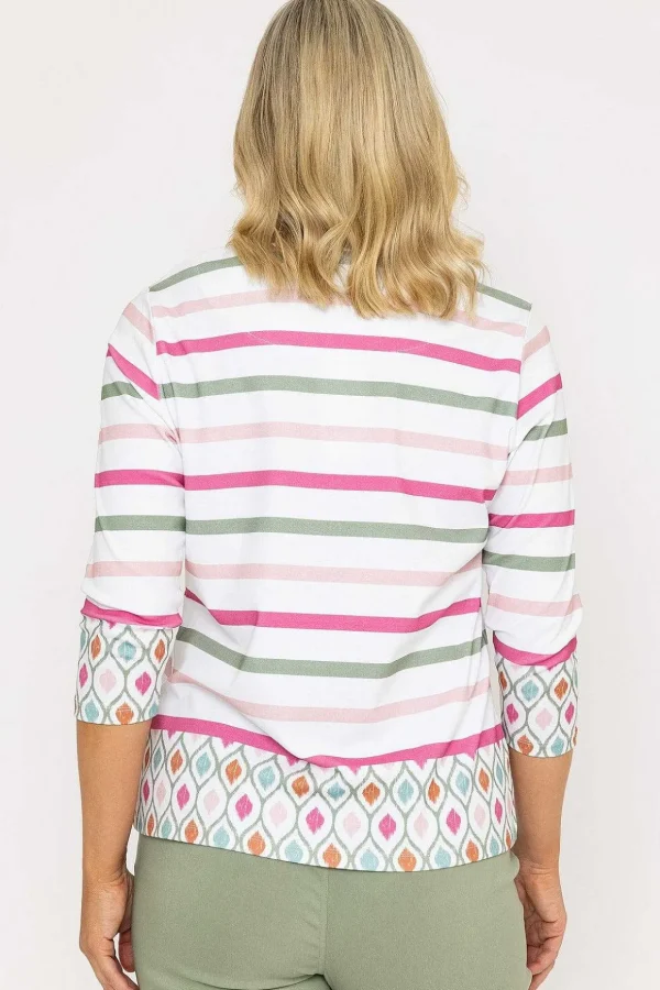 Multi Printed Breton Top
