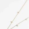 Multi Stone Necklace In Gold