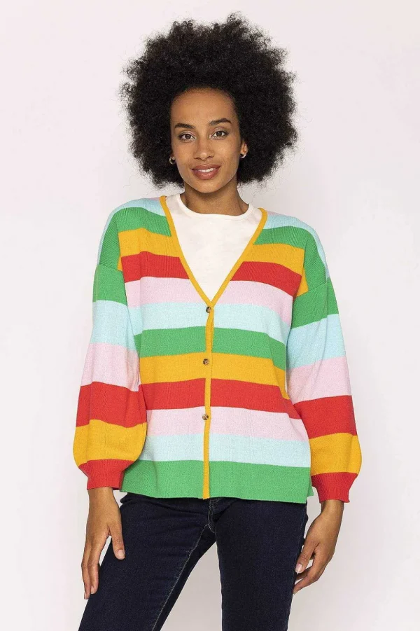 Multi Stripe Cardigan