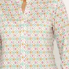 Multicolored Printed Jersey Top