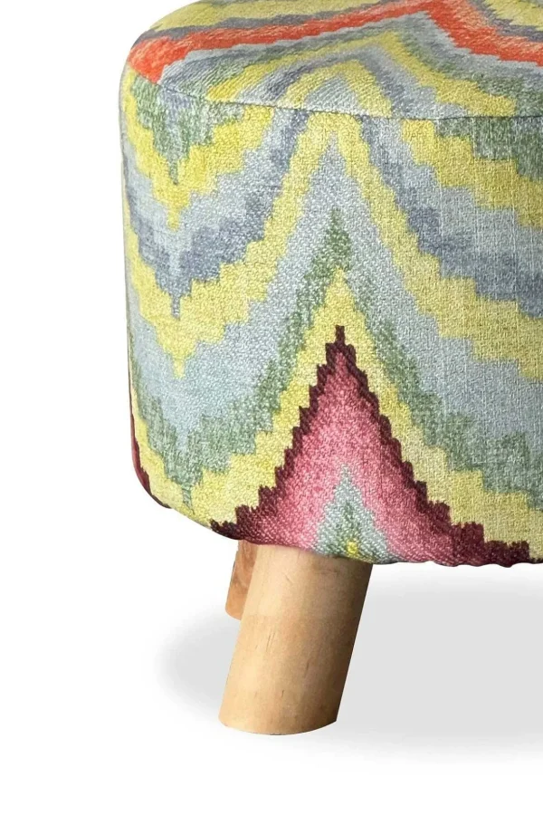Multicolour Boho Footstool