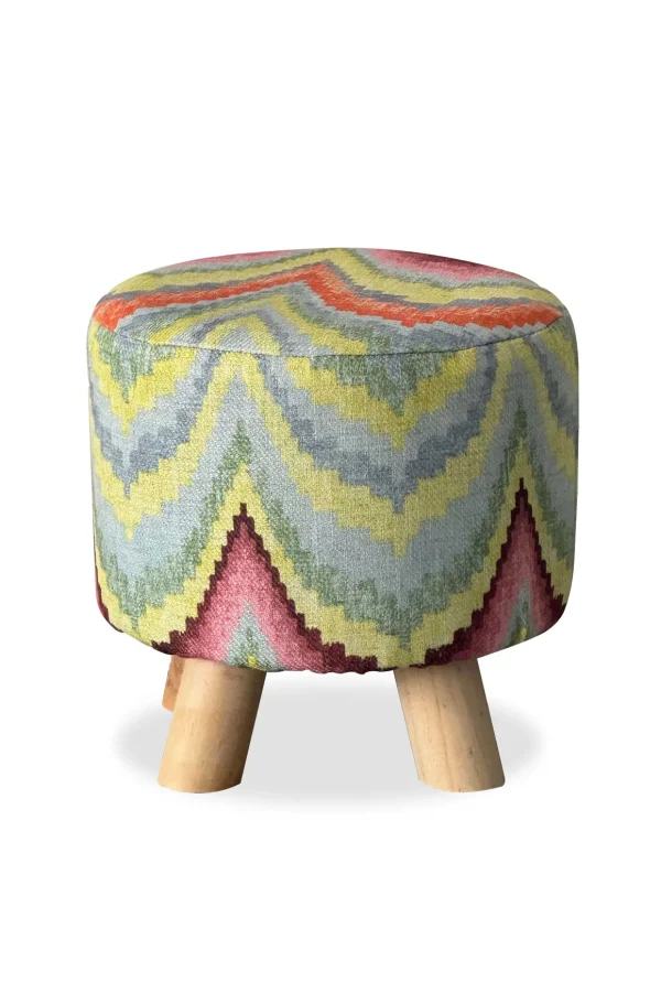 Multicolour Boho Footstool