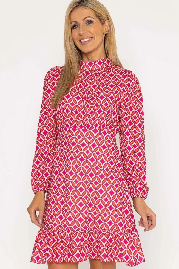 Nadia Mini Dress In Pink Print