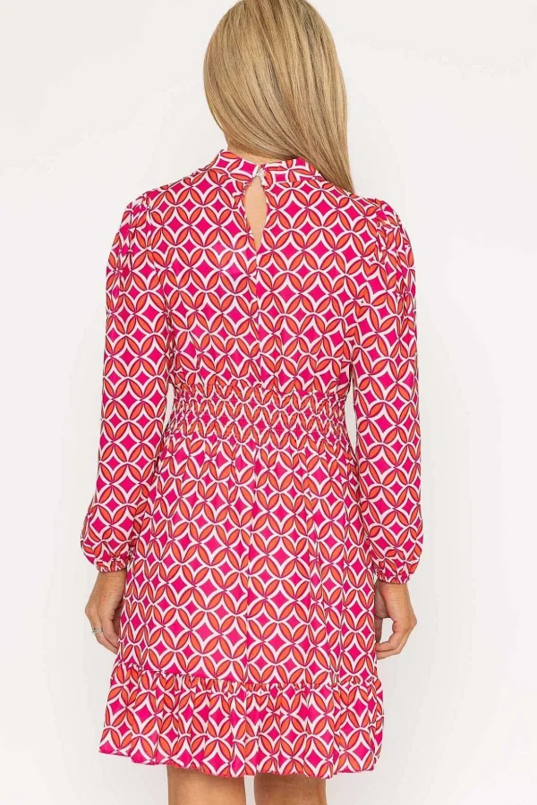 Nadia Mini Dress In Pink Print