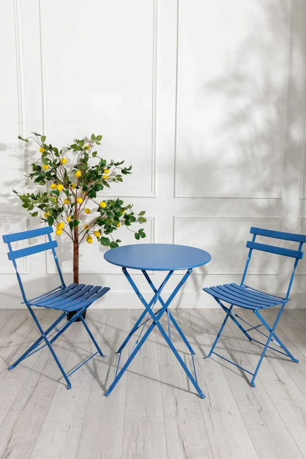 Navy 2 Person Bistro Set