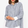 Navy Candy Striped Shirt