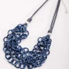 Navy Loop Chain Necklace