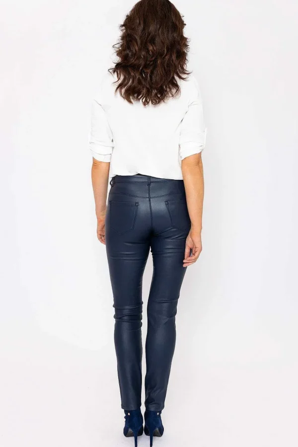 Navy Pu Jeans