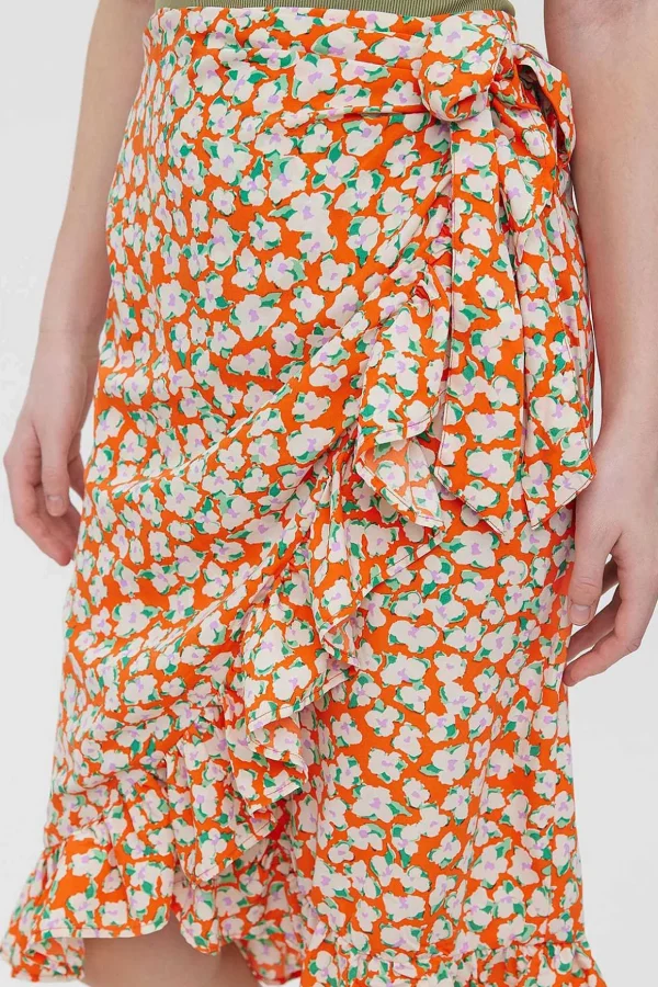 Olea Skirt In Red Print