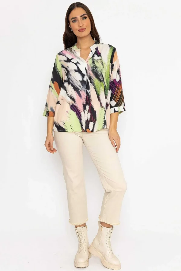 Olivia Top In Multi Print