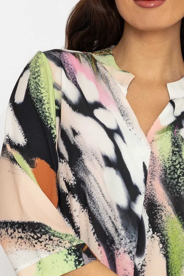 Olivia Top In Multi Print