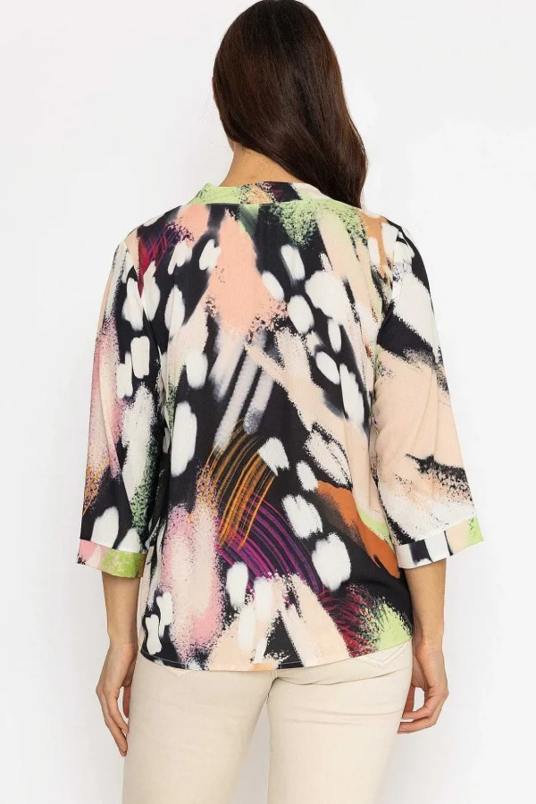 Olivia Top In Multi Print