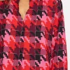 Olivia Top In Red Print